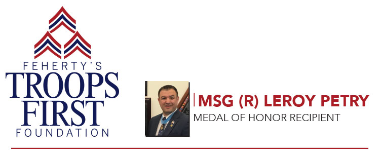 Feherty's Troops First Foundation - MSG (R) Leroy Petry